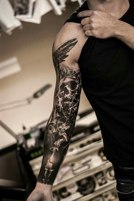 tatuajes para hombres mangas completas 2 - Tatuagem Masculina