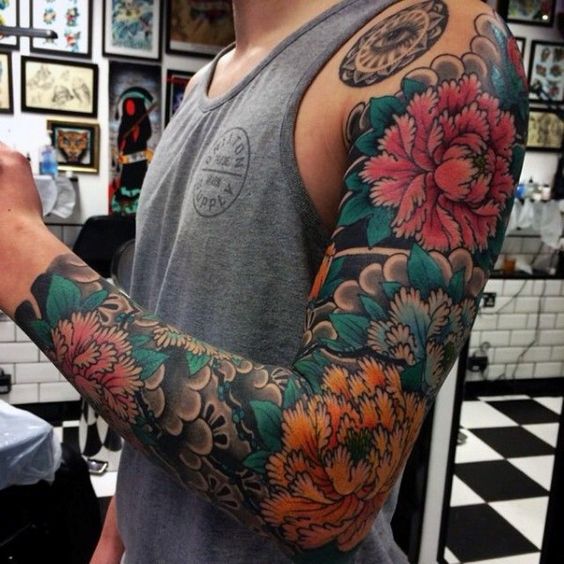 tatuajes para hombres mangas completas 3 - Tatuagem Masculina