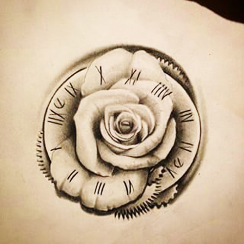 diseños plantillas bocetos tatuajes de rosas 2 - tatuajes de rosas