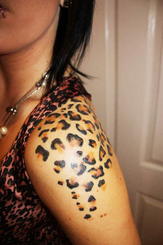 tatuajes animal print leopardo 9 - tatuajes de animales