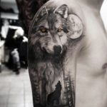 101 Idéias e significados da tatuagem de Lobo - Grandes Tatuagens tatuajes de lobos aullando 1 - tatuajes de lobos