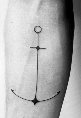 tatuajes hipster de anclas 5 - tatuajes hipster