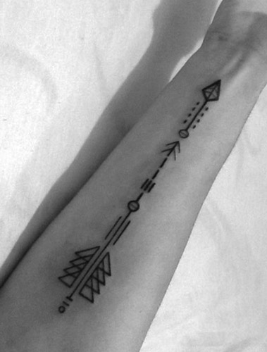 tatuajes hipster de flechas 5 - tatuajes hipster