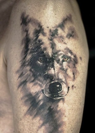 tatuajes lobos 3D 5 - tatuajes de lobos