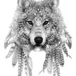 101 Idéias e significados da tatuagem de Lobo - Grandes Tatuagens tatuajes lobos diseños 3 - tatuajes de lobos