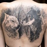 101 Idéias e significados da tatuagem de Lobo - Grandes Tatuagens tatuajes lobos espalda 4 - tatuajes de lobos