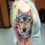 101 Idéias e significados da tatuagem de Lobo - Grandes Tatuagens tatuajes lobos hombro brazos 6 - tatuajes de lobos