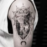 101 Idéias e significados da tatuagem de Lobo - Grandes Tatuagens tatuajes lobos hombro brazos 7 - tatuajes de lobos