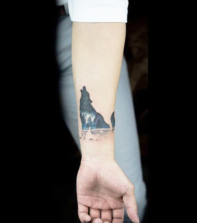 tatuajes lobos para hombres 1 - tatuajes de lobos