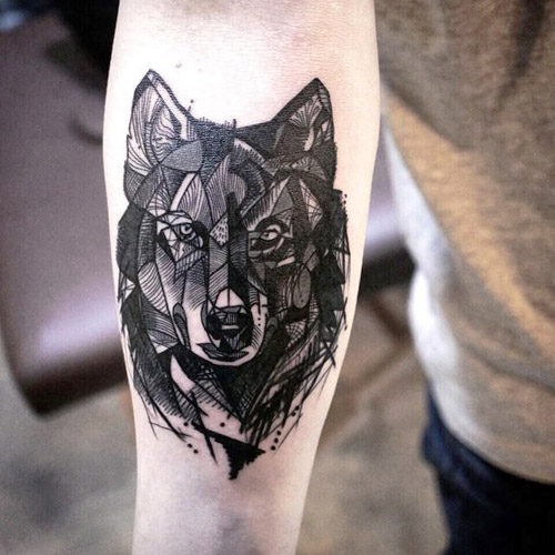 tatuajes lobos para hombres 4 - tatuajes de lobos