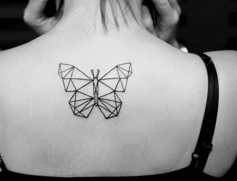 tatuajes mujeres sencillos animales origami - tatuajes de animales