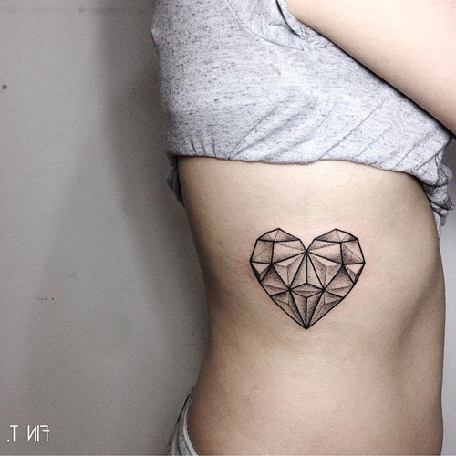 corazones tattoo para mujeres 5 - tatuajes de corazones