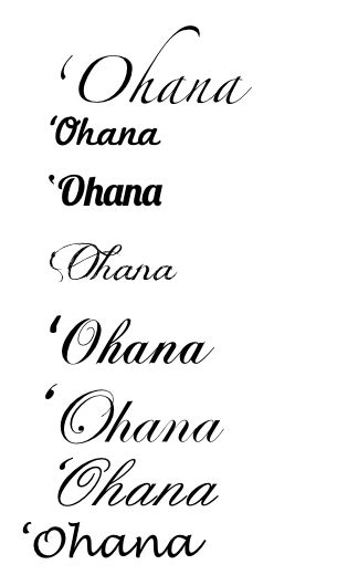 diseños tatuajes ohana 2 - Tatuajes de Ohana