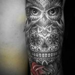 Ideias exclusivas para Tatuagem de Corujas e Lecuzas - Grandes Tatuagens tattoo calaveras buhos calaveras 1 - tatuajes de búhos