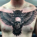 Ideias exclusivas para Tatuagem de Corujas e Lecuzas - Grandes Tatuagens tattoo calaveras buhos calaveras 3 - tatuajes de búhos