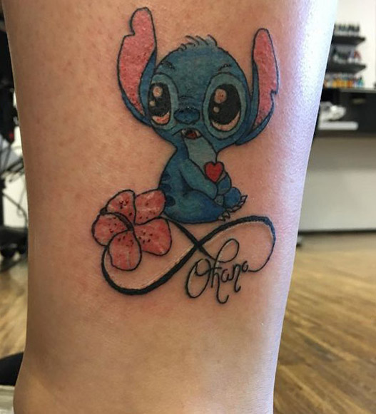 25 Originales Tatuajes de Ohana con gran Significado - Tatuajes Geniales tattoo lilo stitch ohana 1 - Tatuajes de Ohana