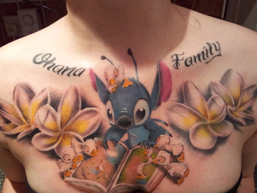 tattoo lilo stitch ohana 6 - Tatuajes de Ohana