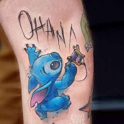 tattoo lilo stitch ohana 7 - Tatuajes de Ohana