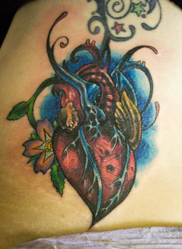 tattoo reales corazones 3 - tatuajes de corazones