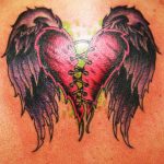 85 Tatuajes de Corazones originales y sus significados - Tatuajes Geniales tatuajes corazones alas 1 - tatuajes de corazones