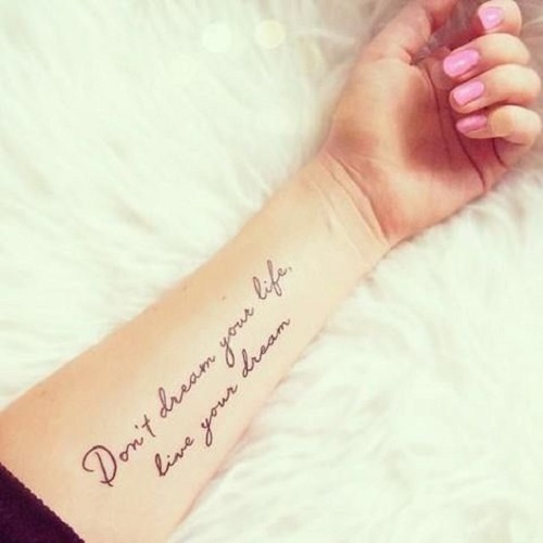 tatuajes frases mujeres originales 1 - Tatuagens Feminina