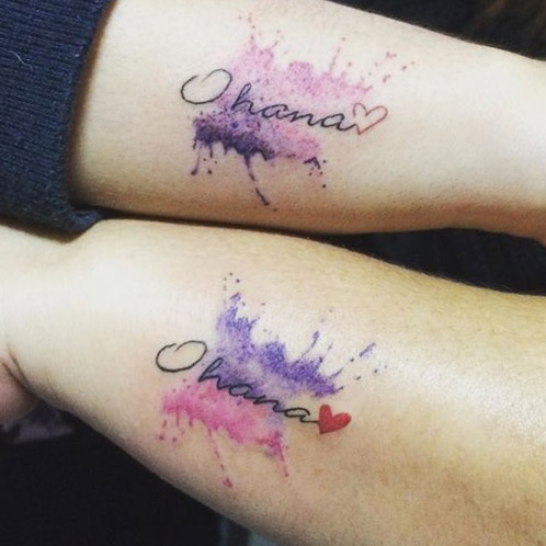 tatuajes ohana en el brazo tattoo 1 - Tatuajes de Ohana