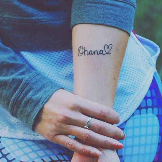 tatuajes ohana en el brazo tattoo 4 - Tatuajes de Ohana