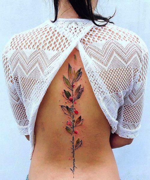 tatuajes para mujeres espalda 2017 6 - tatuajes para mujeres