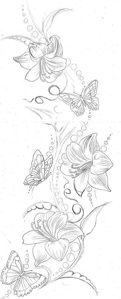 80 Original Tatuagem d Borboleta 🦋 e seu Significado - Grandes Tatuagens diseños bocetos plantillas tatuaje de una mariposa 5 - tatuajes de mariposas