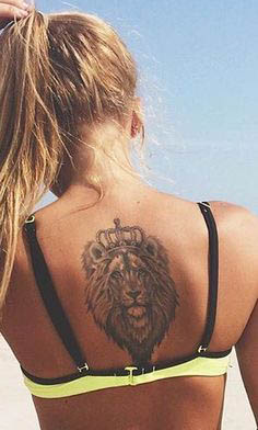 tattoo leones espalda 3 - leones