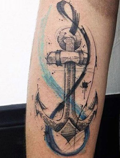 tatuajes anclas hombre brazo significados 2 - tatuajes de anclas