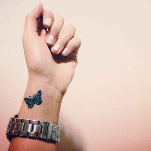 tatuajes con mariposas muñeca pequeño 1 - tatuajes de mariposas