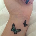 tatuajes con mariposas muñeca pequeño 2 - tatuajes de mariposas