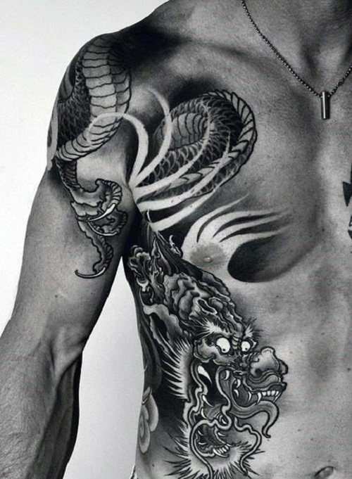 tatuajes de dragones para hombres 5 - tatuajes de dragones