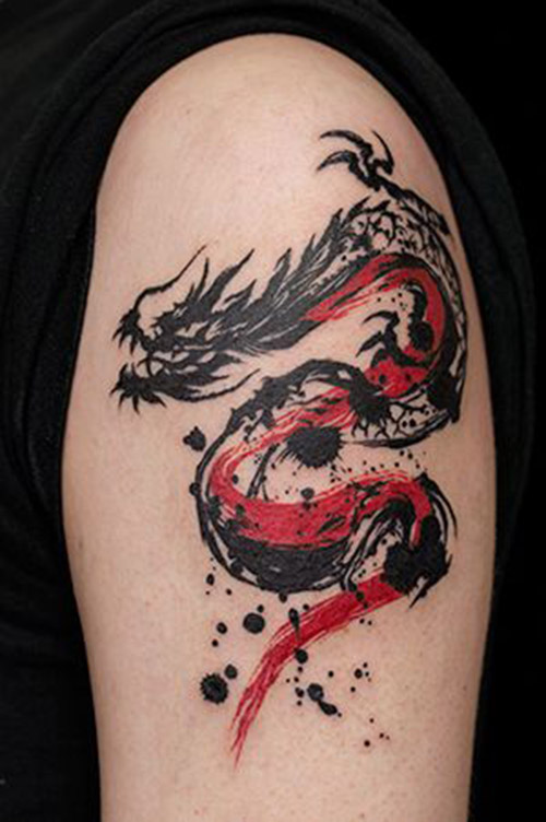 tatuajes de dragones para hombres 9 - tatuajes de dragones
