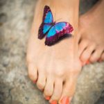 tatuajes de mariposas pie pequeños 1 - tatuajes de mariposas