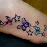 tatuajes de mariposas pie pequeños 4 - tatuajes de mariposas