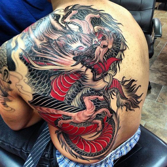 tatuajes dragon 3D realista 1 - tatuajes de dragones