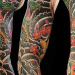 50 Tatuajes de Dragones y sus Significados tatuajes dragones brazo mangas 1 150x150