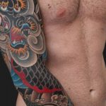 50 Tatuajes de Dragones y sus Significados tatuajes dragones brazo mangas 2 150x150
