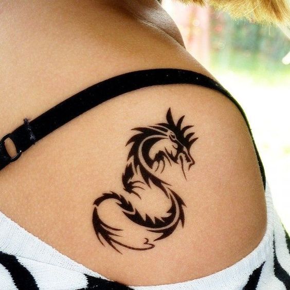 tatuajes dragones pequeños 1 - tatuajes de dragones