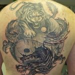 50 Tatuajes de Dragones y sus Significados tatuajes dragones tigres yin yang 1 150x150