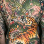 50 Tatuajes de Dragones y sus Significados tatuajes dragones tigres yin yang 3 150x150