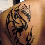 50 Tatuajes de Dragones y sus Significados tatuajes dragones tribales hombres 3 150x150