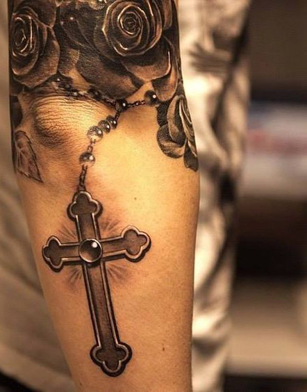 tatuajes en el brazo 2 - cruces