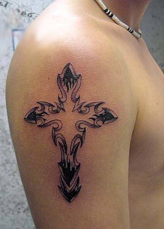 tatuajes en el brazo 4 - cruces