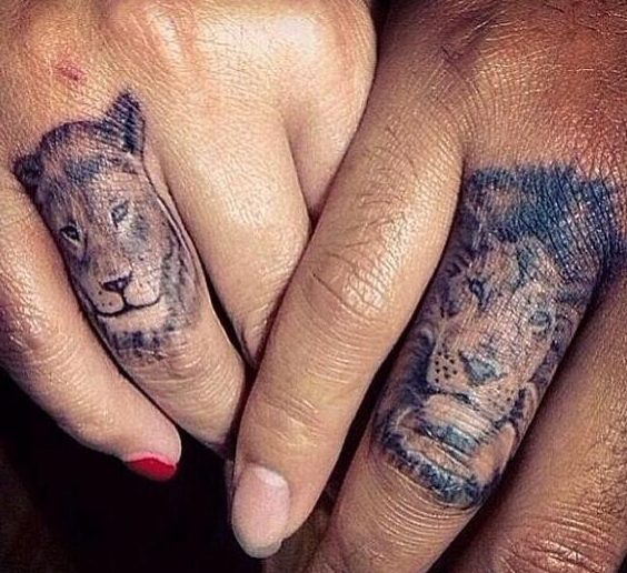 tatuajes leon dedo pequeños 4 e1490376355722 - leones