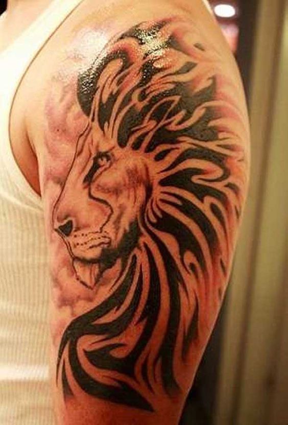 tatuajes leones en el brazo mangas tattoo 4 - leones
