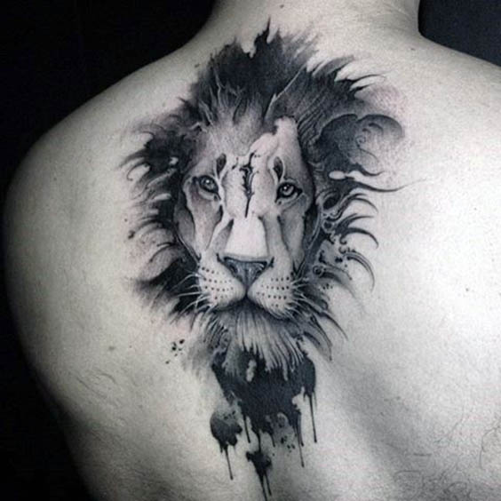 tatuajes leones hombres leon 1 - leones