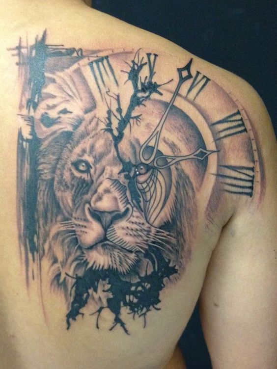tatuajes leones hombres leon 7 - leones